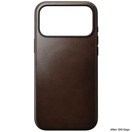 Nomad kryt Modern Leather Case Magsafe Horween pre iPhone 17 Pro Max - Rustic Brown