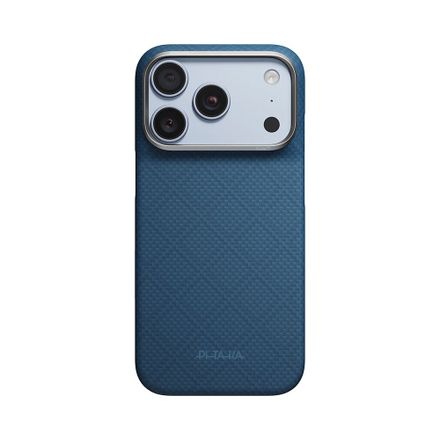 Pitaka kryt Edge Case Argyle pre iPhone 18 Pro - Abyss Blue