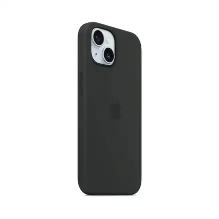 iPhone 15 Silicone Case with MagSafe - Black
