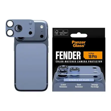 PanzerGlass Fender Camera Protection pre iPhone 18 Pro - Italian Blue