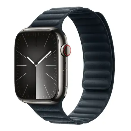 Devia remienok Deluxe Magnetic Fiber Watch Band 44/45/46mm - Evergreen