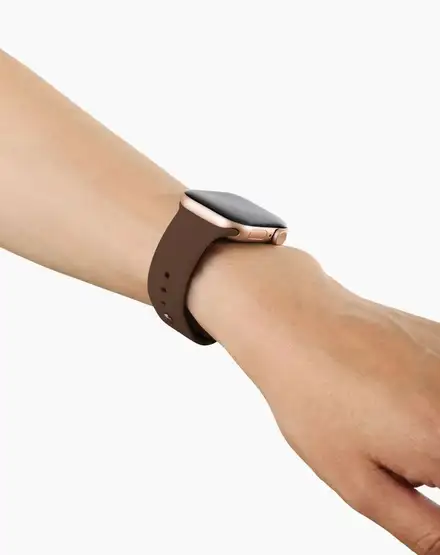 iDeal Silicone Watch Band 38/40/41/42 S-M Mocha Mousse