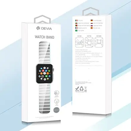 Devia Apple Watch Elegant Series Link Bracelet 44/45/49mm - Space Black