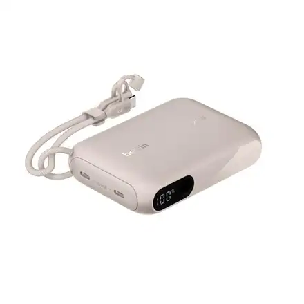 Belkin Boost Charge Powerbank 10K with Display - Sand