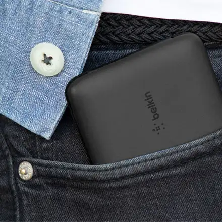 Belkin Boost Charge Plus USB-C Powerbank 10K with Integrated Cables - Black