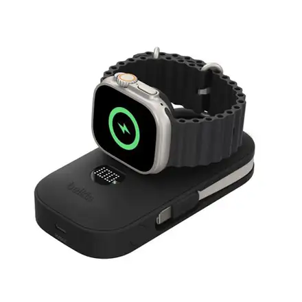 Belkin Boost Charge Pro Powerbank 10K with Apple Watch Charger - Black