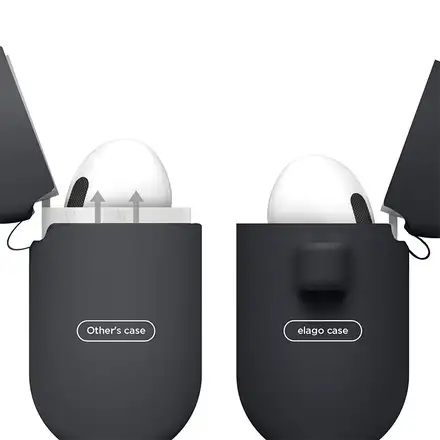 Elago Airpods 3 Silicone Hang Case - Black