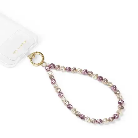 iDeal Phone Wristlet Strap Moonlit Plum Pearl