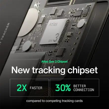 KeySmart SmartCard s Apple Find My - čierna