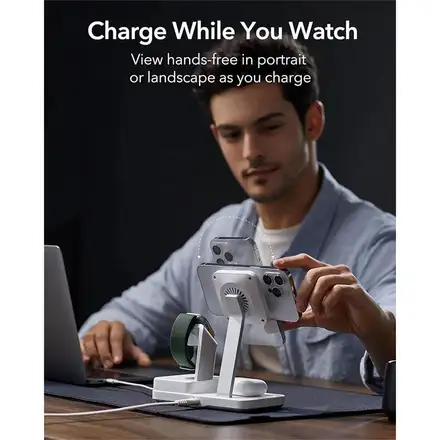 ESR 100W 6-in-1 Charging Station with MagSafe + CryoBoost - White