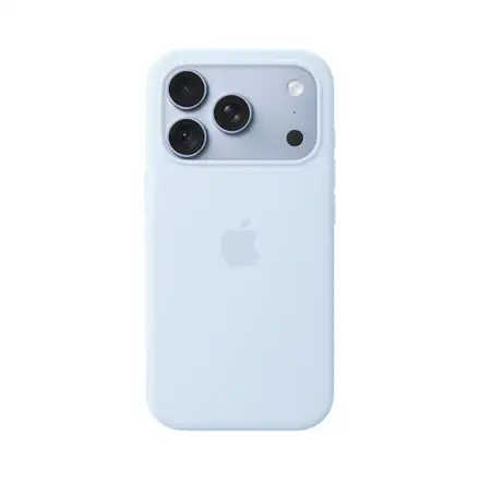 iPhone 18 Pro Silicone Case with MagSafe - Crisp Blue