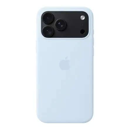 iPhone 18 Pro Max Silicone Case with MagSafe - Crisp Blue