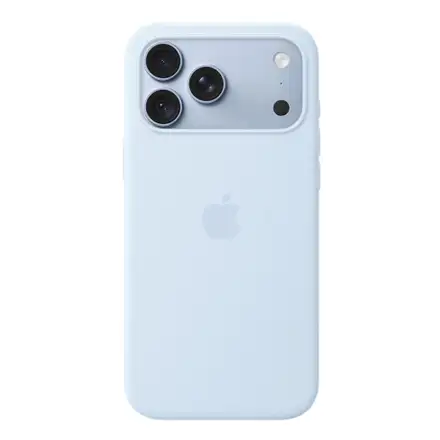 iPhone 18 Pro Max Silicone Case with MagSafe - Crisp Blue