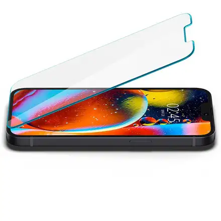 Spigen ochranné sklo GLAS.tR Slim HD pre iPhone 16e/14/13/13 Pro - Clear