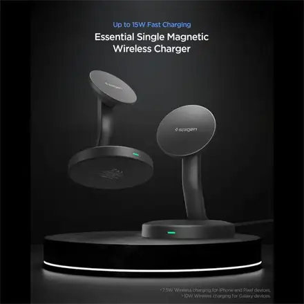 Spigen Essential MagSafe Wireless Charger 15W - Black