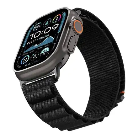 Spigen remienok Fabric Band pre Apple Watch 44-49mm - Black