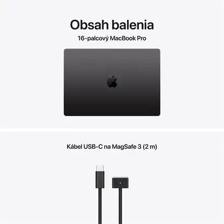 MacBook Pro 16" Apple M5 Pro 18C CPU 20C GPU 24GB 1TB Kozmický čierny SK