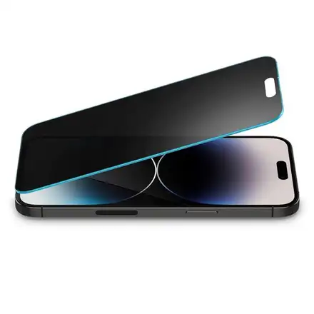 Spigen ochranné sklo GLAS.tR Slim HD Anti Glare/Privacy pre iPhone 14 Pro Max