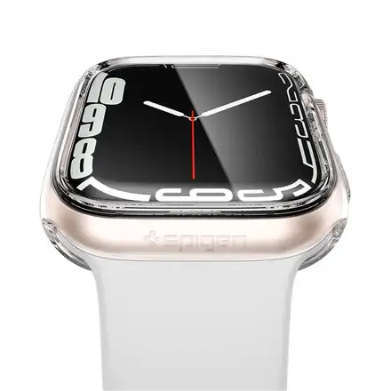 Spigen kryt Ultra Hybrid pre Apple Watch 7/8/9 41mm - Crystal Clear