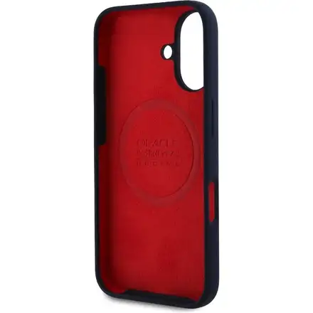 Red Bull Silicone Red Ring MagSafe Zadný Kryt pre iPhone 16 Plus modrý