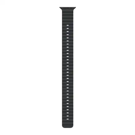 Apple Watch 49mm Black Ocean Band Extension - Natural Titanium Finish