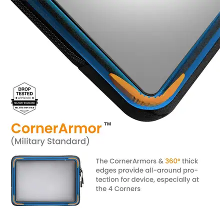 Tomtoc puzdro Recycled Sleeve with Pouch pre Macbook Pro 14" M1/M2/M3/M4 - Gray