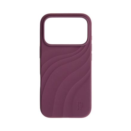 iDeal Fashion Soft Swirl Silicone Case MagSafe iPhone 17 Pro / 18 Pro Velvet Plum