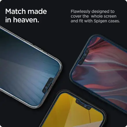 Spigen ochranné sklo GLAS.tR Slim HD Privacy pre iPhone 16e/14/13/13 Pro