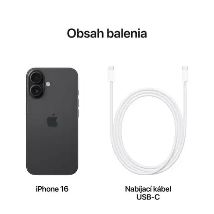iPhone 16 128 GB čierna *Trieda C*