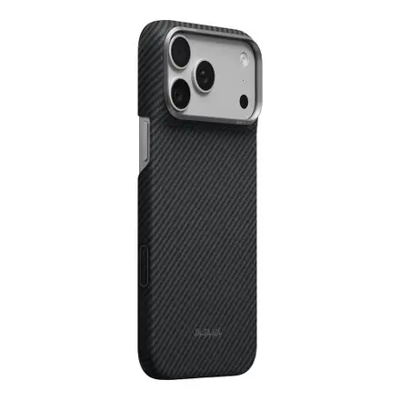 Pitaka kryt Edge Case pre iPhone 18 Pro Max - Black/Grey