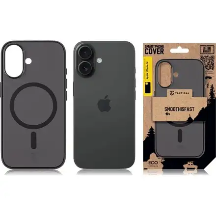 Tactical MagForce SmoothIsFast Kryt Apple iPhone 16 čierna