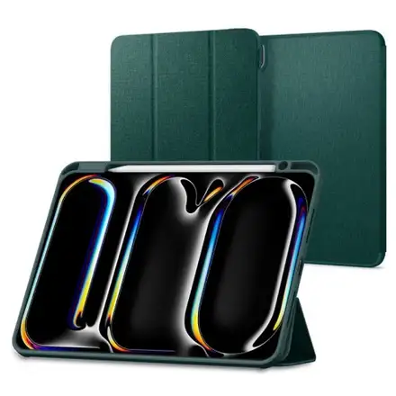 Spigen puzdro Urban Fit pre iPad Pro 11" M4/M5 - Midnight Green