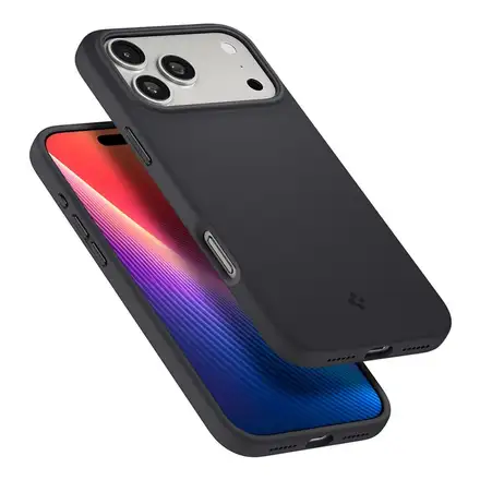Spigen kryt Silicone Fit Magsafe pre iPhone 17 Pro - Black