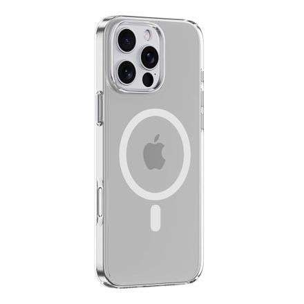 Comma kryt Glass Series Magnetic Case pre iPhone 16 Pro Max - Clear