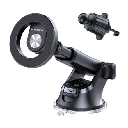 Mobile Origin 2in1 Magnetic Dash and Vent Car Holder MO21 - Black