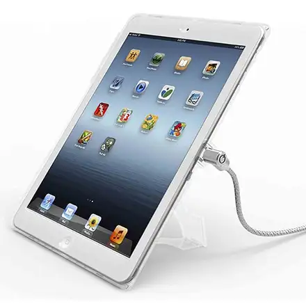 Compulocks Lockable iPad Air Security Case with 6-Foot Cable, Clear