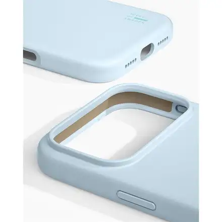 iDeal Silicone Case MagSafe iPhone 17 Pro Max / 18 Pro Max Light Blue