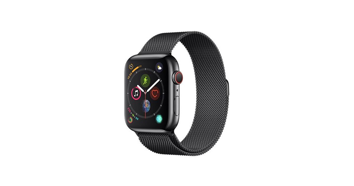 Devia Apple Watch Elegant Series Milanese Loop 44/45/46mm - Space Black