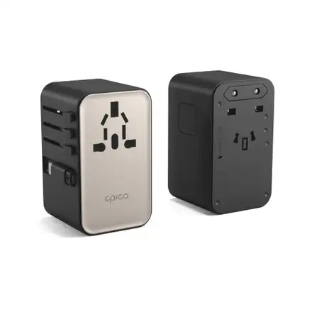 Epico UltraBoost Universal GaN 70W cestovný adaptér EU70 - titanová