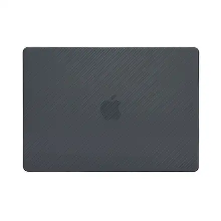 Devia kryt Carbon Fiber Hard Jacket pre Macbook Pro 16" M1/M2/M3/M4 - Matt Black