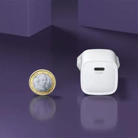 Devia sieťová nabíjačka Extreme Speed Mini PD Quick Charger 20W - White