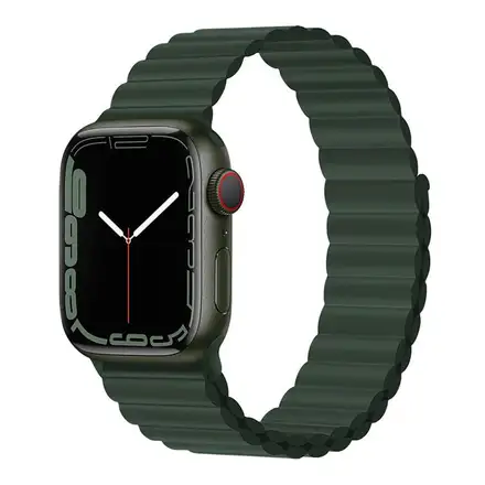 Devia remienok Deluxe Series Sport3 Silicone Magnet Band 44/45/46mm - Sequoia