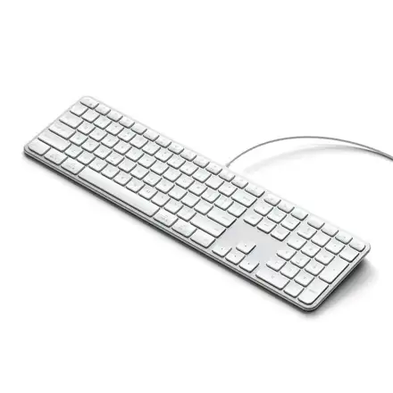 Satechi klávesnica Slim LX3 Wired Keyboard - Silver