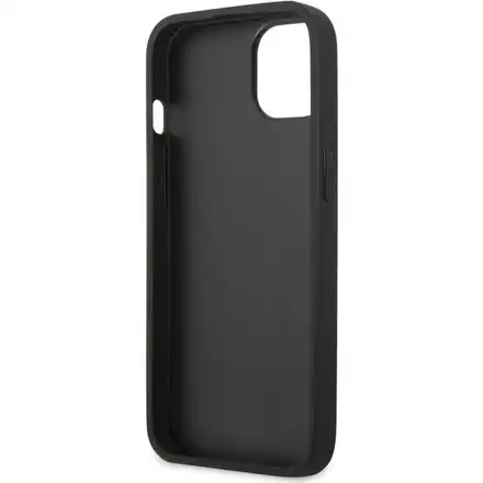 Guess PU 4G Metal Logo kryt iPhone 14 hnedý