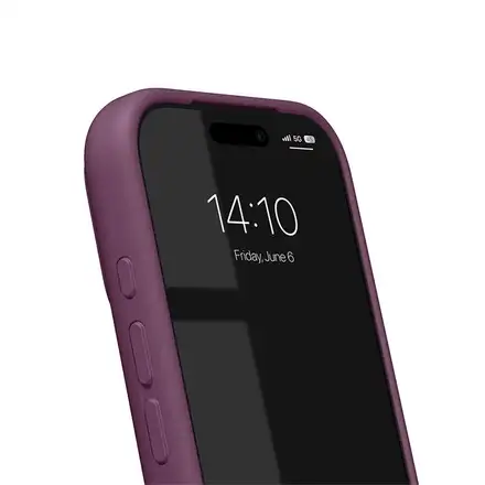 iDeal Fashion Soft Swirl Silicone Case MagSafe iPhone 17 Pro / 18 Pro Velvet Plum