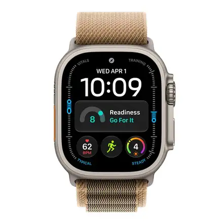 Apple Watch 49mm Desert Alpine Loop - Small - Natural Titanium Finish