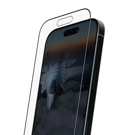 PanzerGlass ochranné sklo UWF Stealth pre iPhone 17/16 Pro - Black Frame