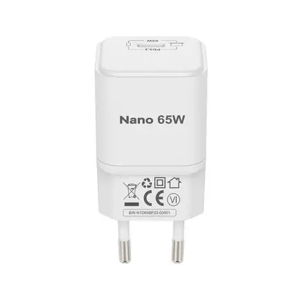 Cubenest PD Nano Adapter 65W - biela