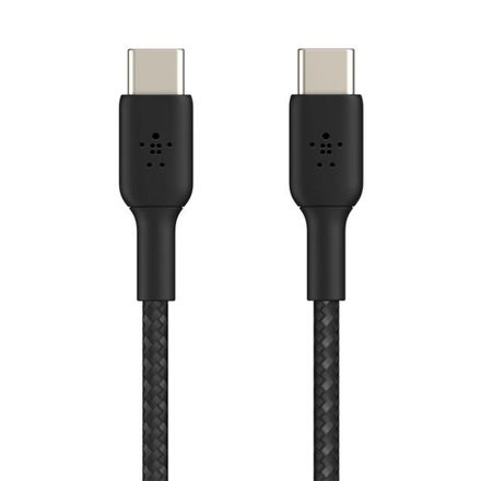 Belkin kábel Boost Charge Braided USB-C to USB-C 1m - Black