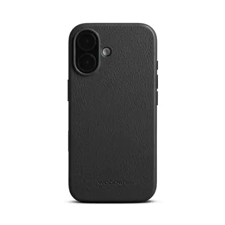 Woolnut Leather Case for iPhone 17 - Black